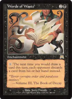 MTG - Words of Waste - Onslaught - Image 1