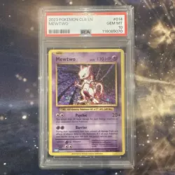 PSA 10 Mewtwo Holo 014/034 CLB TCG Classic Collection Blastoise Deck Pokemon Gem - Image 1