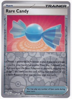Rare Candy 089/091 - SV: Paldean Fates (PAF) - NM Reverse Holo - Pokemon TCG - Image 1