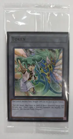 Yugioh Token Card TKN5-EN023 Luna & Ancient Fairy Dragon New Sealed - Image 1