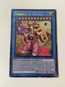 Nekroz of Sophia | CROS-EN038 | Secret Rare | Unlimited Edition | YuGiOh | LP/NM - Image 1