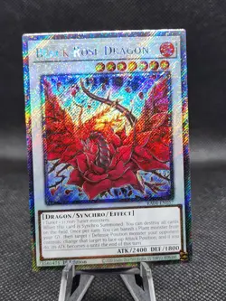 Yugioh! Black Rose Dragon - RA04-EN057 - Platinum Secret Rare - Image 1