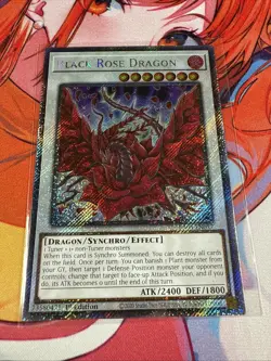 Yugioh! Black Rose Dragon - RA04-EN057 - Platinum Secret Rare - Image 4
