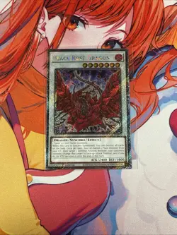 Yugioh! Black Rose Dragon - RA04-EN057 - Platinum Secret Rare - Image 5