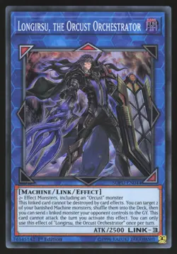 Longirsu, the Orcust Orchestrator - SOFU-EN044 - Super Rare - 1st Edition Yugioh - Image 1