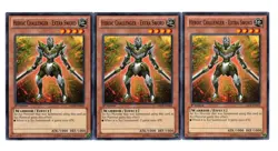 Yugioh- 3X Heroic Challenger - Extra Sword - Common - 1st - ABYR-EN008 - LP - Image 1