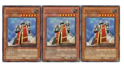 Yugioh- 3X Castle Gate - Rare - Unlimited - PTDN-EN091 - Light Play - Image 1