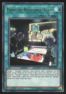 Danger! Response Team - SOFU-EN086 - Ultra Rare - 1st Edition Yugioh - Image 1