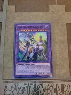 YUGIOH ELEMENTAL HERO COSMO NEOS SAST-EN036 SUPER 1ST ED NM - Image 1