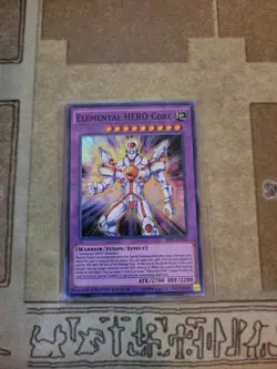 YUGIOH ELEMENTAL HERO CORE SHVI-ENSE2 SUPER LIMITED ED NM - Image 1