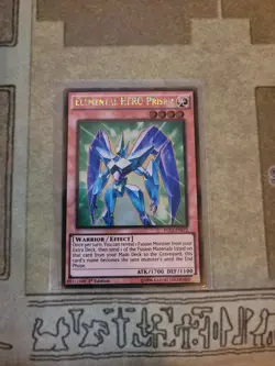 YUGIOH ELEMENTAL HERO PRISMA PGL2-EN072 GOLD 1ST ED VLP - Image 1