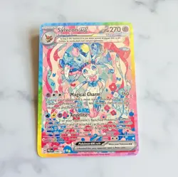 Sylveon ex Gold Metal Pokemon Card Collectible Gift/Display - Image 1