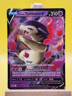 Pokemon TCG Hisuian Typhlosion V Sword & Shield Card#SWSH237 Holo Promo - Image 1