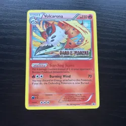 Pokemon TCG Volcarona Black White Holo Card BW40 Prerelease Promo - Image 1