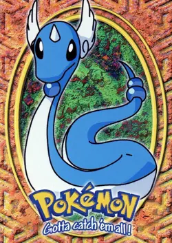 Pokemon Dragonair #148 Card E11 of 12 Blue Logo 1999 Topps - Image 1
