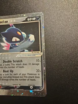 Sneasel ex 103/109 EX Ruby & Sapphire Pokemon Card Nintendo Holo Rare - LP+ - Image 4