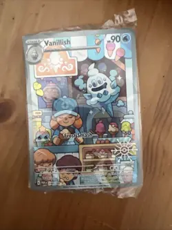 Pokemon TCG Vanillish Paradox Rift 190/182 Full Art Illustration Rare Card - Image 3