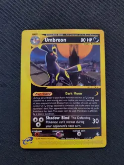 Umbreon Non Holo 41/147 Aquapolis English Pokemon Card WoTC E-Reader - Image 1