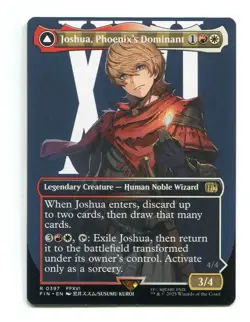 Joshua Phoenix's Dominant Borderless #0397 NM Final Fantasy MTG FIN Magic Rare - Image 1