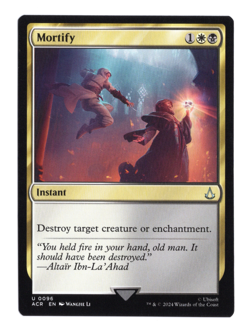 MTG-Mortify- Assassin's Creed-96-Near Mint-NonFoil - Image 1