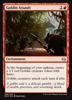 Goblin Assault - Light Play MTG Modern Masters 2017 - Image 1