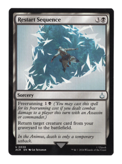 MTG-Restart Sequence- Assassin's Creed-30-Near Mint-NonFoil - Image 1