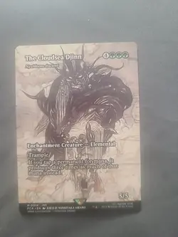 MTG Commander: Final Fantasy The Cloudsea Djinn Nyxbloom Ancient (Showcase) NM/M - Image 1