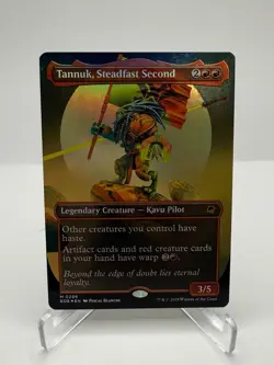 Tannuk, Steadfast Second FOIL 296 Borderless Edge of Eternities EOE MTG Unplayed - Image 1