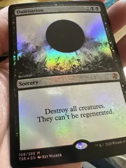 Damnation - Foil Near Mint, Time Spiral Remastered MTG Magic - Image 3