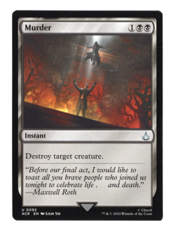 MTG-Murder- Assassin's Creed-92-Near Mint-NonFoil - Image 1