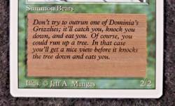 Grizzly Bears Magic The Gathering Revised MTG TCG CCG MINT NO PLAY... (DS3D1K6) - Image 5