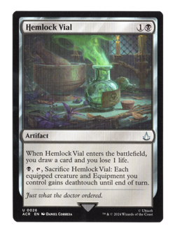MTG-Hemlock Vial- Assassin's Creed-26-Near Mint-NonFoil - Image 1