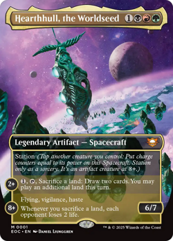 MTG - Hearthhull, the Worldseed (Borderless) [Edge of Eternities Commander] Foil - Image 1
