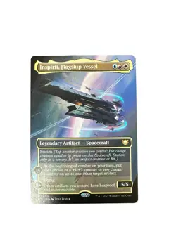 MTG Inspirit, Flagship Vessel Borderless EOE #0002 - Image 1