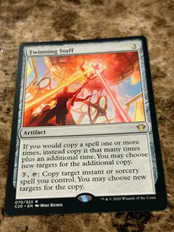 TWINNING STAFF Magic the Gathering MTG Commander 2020 - Image 1