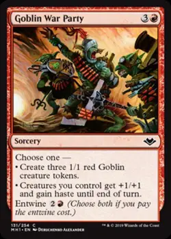 Goblin War Party - Light Play MTG Modern Horizons - Image 1