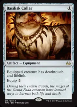 Basilisk Collar - Light Play MTG Modern Masters 2017 - Image 1