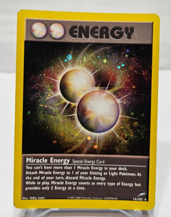 Miracle Energy 16/105 Holo Unlimited Neo Destiny SWIRL Pokemon 7411 - Image 1