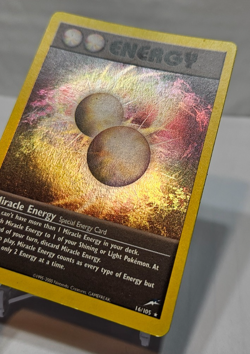 Miracle Energy 16/105 Holo Unlimited Neo Destiny SWIRL Pokemon 7411 - Image 3