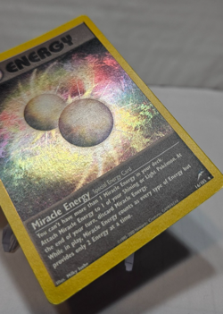 Miracle Energy 16/105 Holo Unlimited Neo Destiny SWIRL Pokemon 7411 - Image 5