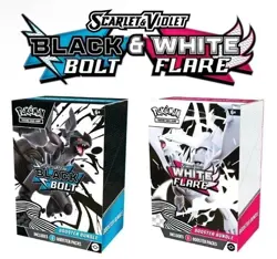 Pokemon: Set Of 2 Booster Bundles - Black Bolt & White Flare *Sealed* - Image 1