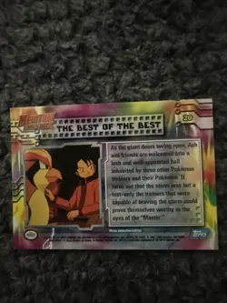 Pokemon TCG the Best of the Best Pokemon Topps Mewtwo Strikes Back 20 - Image 2
