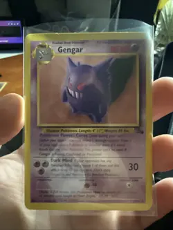 Pokemon TCG First Edition Fossil Gengar 20/62 Non-Holo NM - Image 1