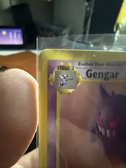Pokemon TCG First Edition Fossil Gengar 20/62 Non-Holo NM - Image 3