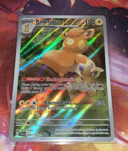 Pokemon TCG Pawmot Illustration Rare 209/198 Scarlet & Violet Base NM - Image 1