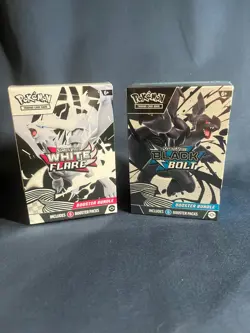Pokemon TCG Black Bolt and White Flare Booster Bundle - Set of 2 -Factory Sealed - Image 1