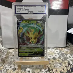 Pokemon 2022 Leafeon V VSTAR Universe 011/172 Japanese CGC 9 Mint - Image 1