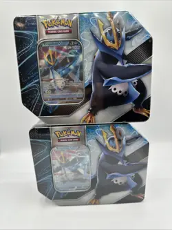 Pokemon TCG Empoleon V Strikers Tin Factory Sealed Lot of 2 820650809552 - Image 1