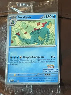 2024 Pokemon Illustration Contest Sealed Promo Pack of 3 - Image 1