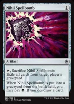 Nihil Spellbomb - Light Play MTG Masters 25 - Image 1